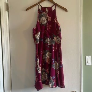 Large mini summer dress
